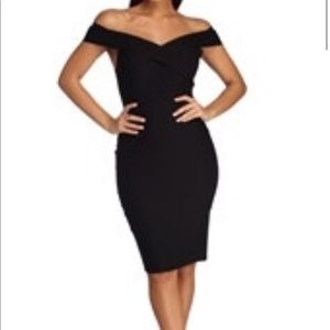 Off the shoulder dress